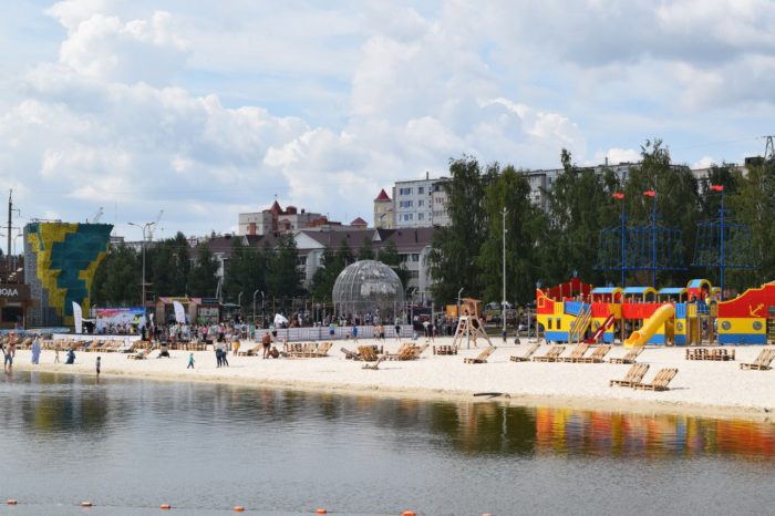 Городской пляж Альметьевска